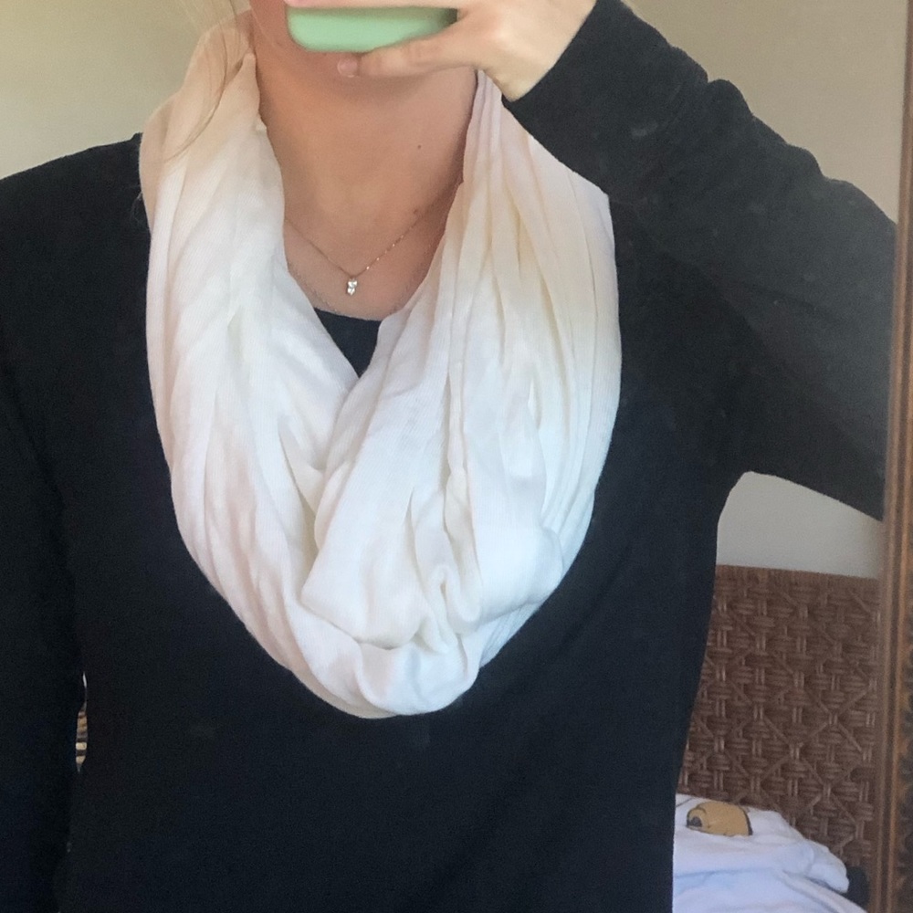 Cream Infinity Scarf